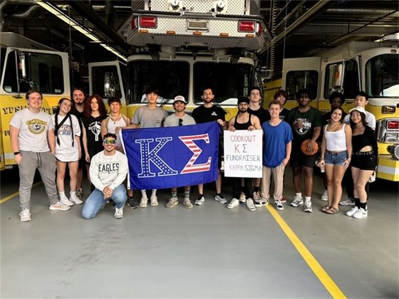 Kappa Sigma Xi Omicron had a 9/11 memorial day cookout at YFD