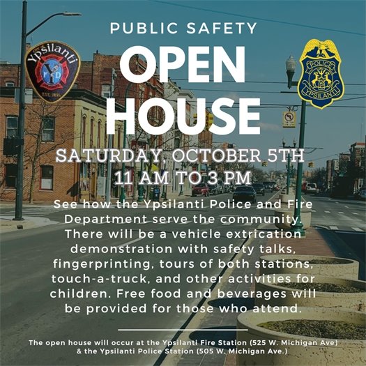Public Safety Open House on October 5th