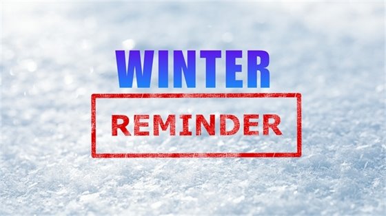 Winter Reminder