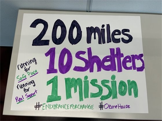 Endurance for Change Supporting Ozone House