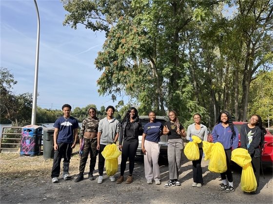 Volunteers from Target and the National Society of Black Engineers at the University of Michigan