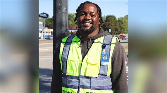 Crossing Guard Vance Johnson