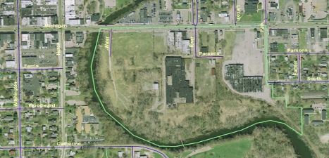 Water Street Redevelopment Area Aerial Map